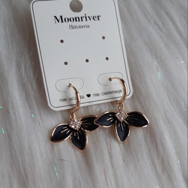 Kolczyki, stal nierdzewna Moonriver