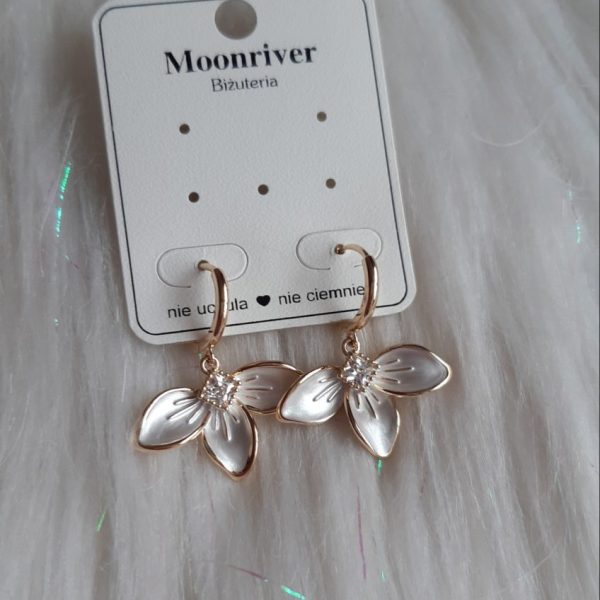 Kolczyki, stal nierdzewna Moonriver