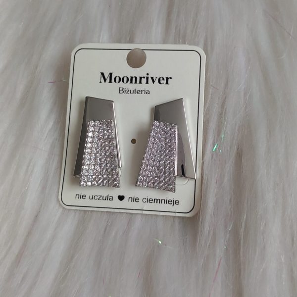 Kolczyki, srebro 925 Moonriver