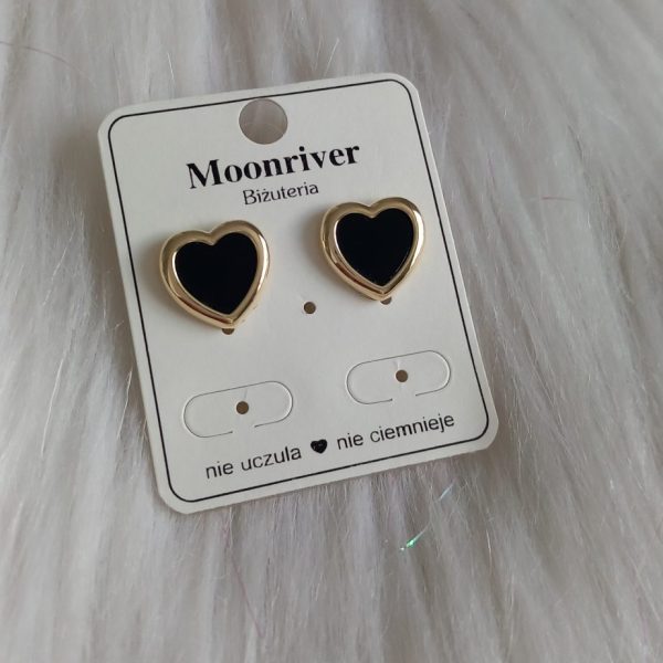 Kolczyki, srebro 925, pozłacane 14k Moonriver