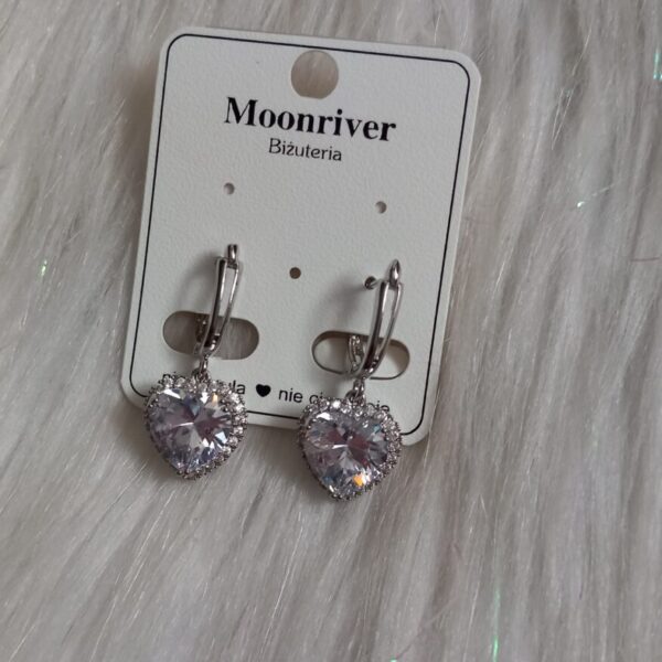 Kolczyki, srebro 925 Moonriver