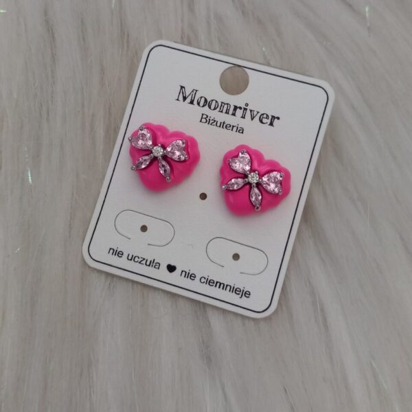 Kolczyki, srebro 925, pozłacane 14k Moonriver