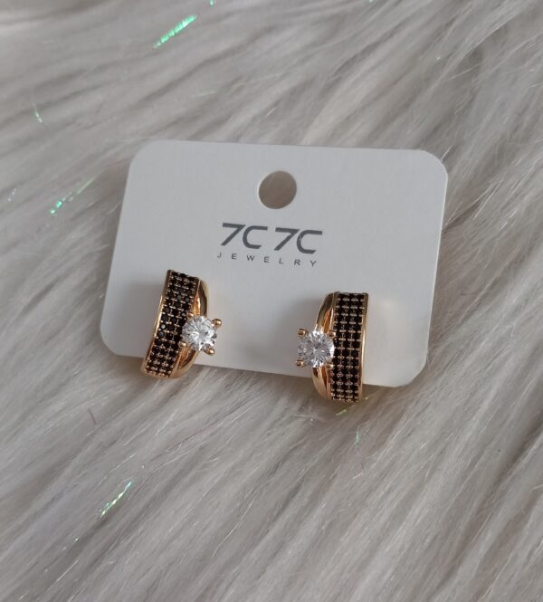 Kolczyki na angielskim zapięciu, miedź 14k