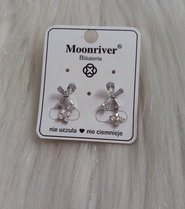Kolczyki srebro 925, Moonriver