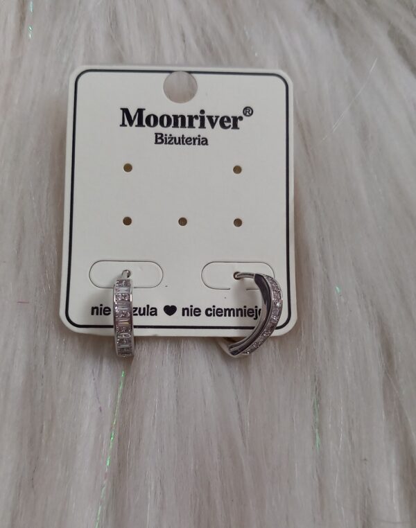 Kolczyki srebro 925, Moonriver